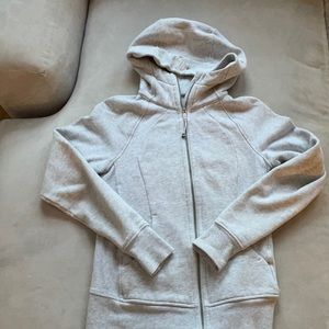 Perfect condition gray Lululemon Scuba Hoodie